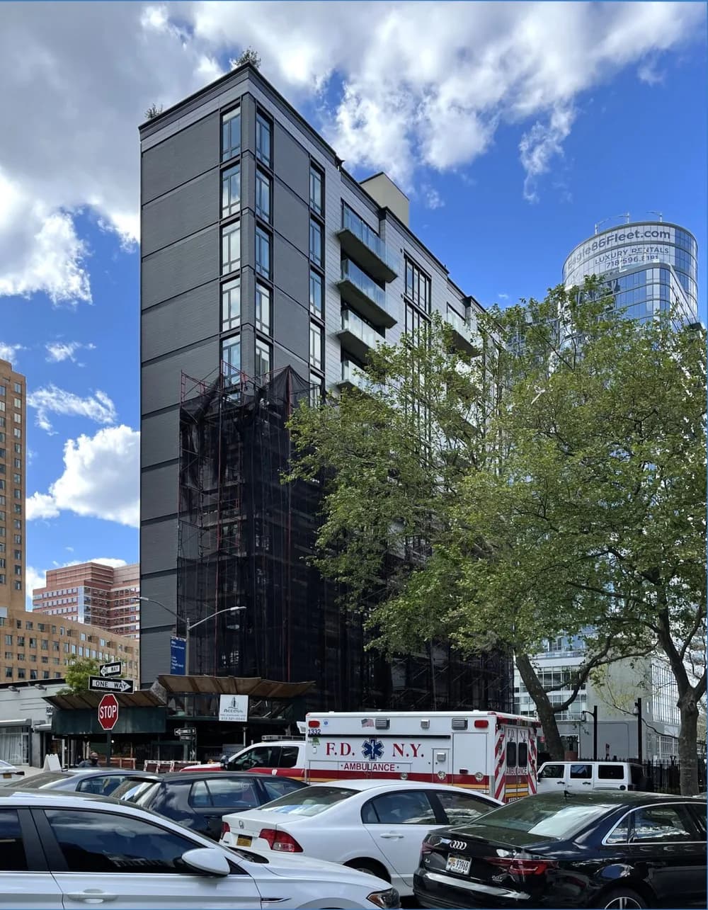 112 Fleet Place — fire protection project by County Fire
