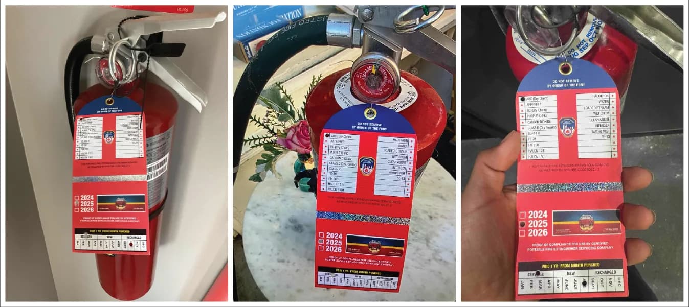 fire extinguisher tagging services