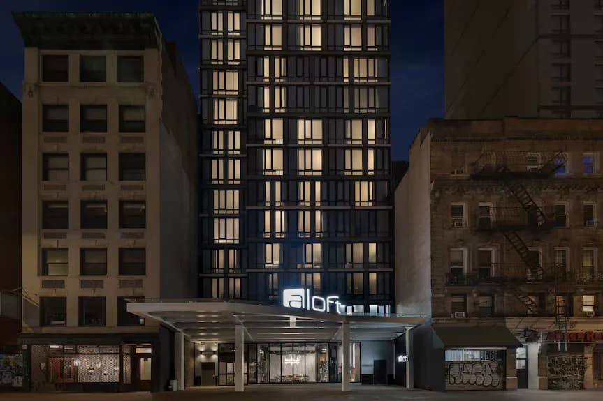 Aloft Times Square hotel exterior