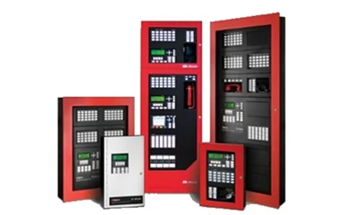 Fire alarm control panel serviced by County Fire