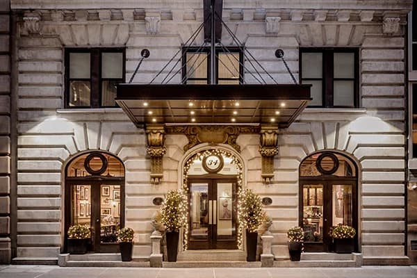 HGU New York Hotel entrance in Manhattan
